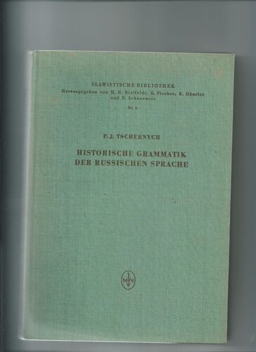 Historische Grammatik Der Russischen Sprache