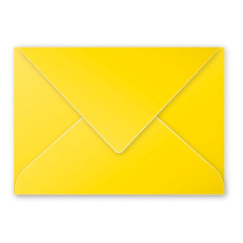 Clairefontaine Enveloppe 120g 162x229 Jaune Soleil Pqt 20