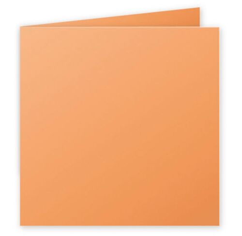 Clairefontaine Pollen - Papier - orange - 160 x 160 mm - 210 g/m² - 25 carte(s) cartes pliées en deux