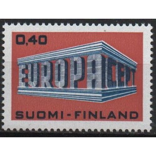 Finlande Timbres Europa 1969
