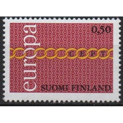 Finlande Timbres Europa 1971