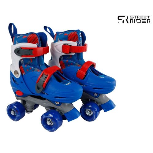 Street Rider Patins À Roulettes Réglables Bleu 27-30