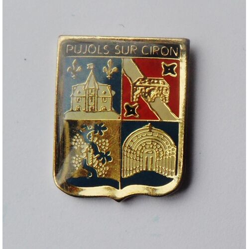 Pin's Blason Écusson Pujols Sur Ciron
