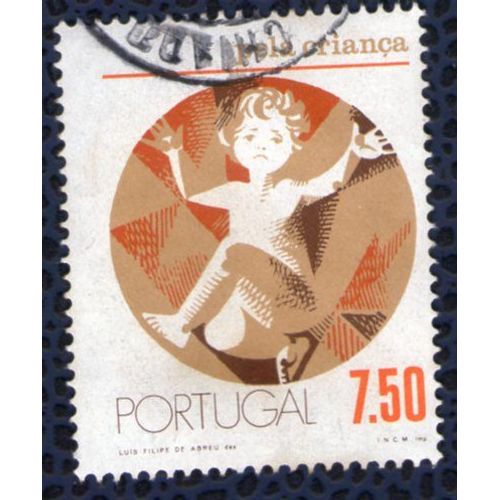 Portugal 1973 Oblitéré Rond Used Stamp Pela Criança Défense Des Droits Des Enfants