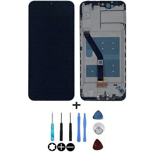 Ecran Lcd & Vitre Tactile Noir Assemblés Sur Châssis Pour Huawei Y6 2019 Mrd-Lx1f Mrd-Lx1 Mrd-Lx3 Mrd-Lx1n