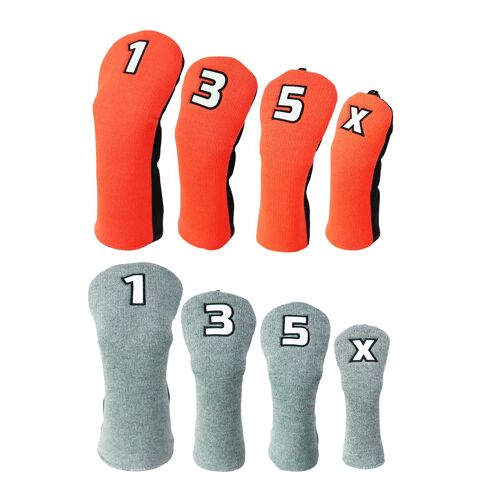 Housse De Tête De Golf À Col Long, Durable, Couvre-Tête De Club, Manchon De Protection En Polaire