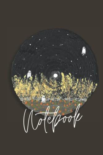 Pumpkin Patch Ghost Notebook / Cottagecore Notebook / Haunted Notebook