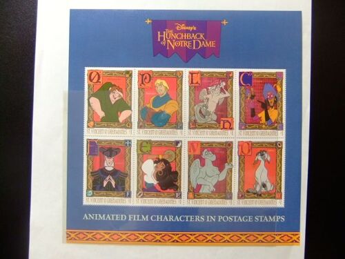 St. Vincent The Grenadines 1996 Walt Disney Le Bossu De Notre-Dame Yvert 2863 / 70 ** Mnh
