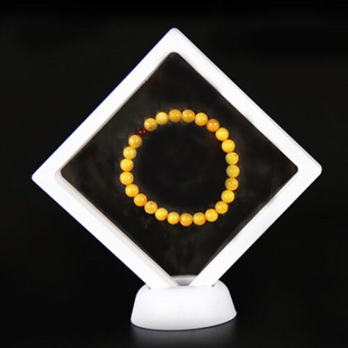Boîte D'exposition De Pièces De Monnaie De Défi 3d, Présentoir De Bijoux D'échantillon, Cadre D'affichage Flottant Double Face 11x11cm