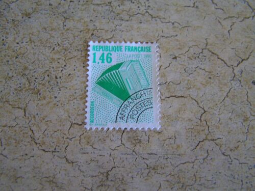 Timbre  Préoblitéré - Accordéon - 1990