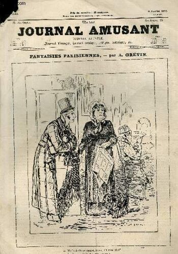 Le Journal Amusant N°1062 - Fantaisies Parisiennes - Mad'moiselle De Saint-Célestin