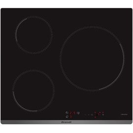 Brandt BPI6315B - Table de cuisson à induction - 3 plaques de cuisson - Niche - largeur : 56 cm - profondeur : 49 cm - noir