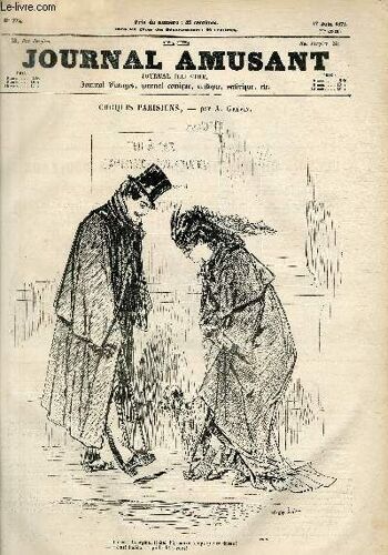 Le Journal Amusant N°772, Croquis Parisiens