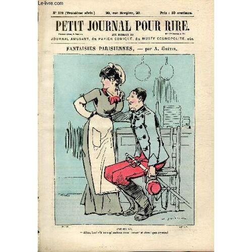 Petit Journal Pour Rire N°1161, N°179 De La 3è Série, Fantaisies Parisiennes Par Grévin.
