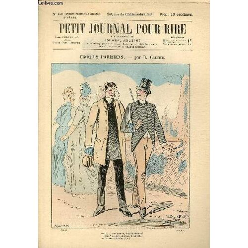 Petit Journal Pour Rire N°1603, N°130 De La 4è Série, Croquis Parisiens Par Gautier.