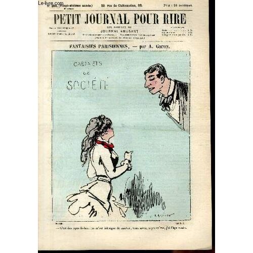 Petit Journal Pour Rire N°1338, N°356 De La 3è Série, Fantaisies Parisiennes Par Grévin.