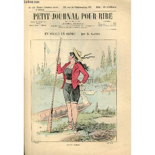 Petit Journal Pour Rire N°1609, N°136 De La 4è Série, En Seine! En Seine! Par Gautier.