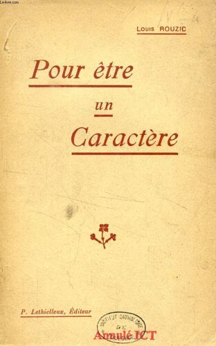 Pour Etre Un Caractere