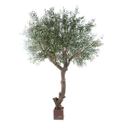 Olivier Artificiel H270 Cm L210 Cm Avec Olives Tronc Artificiel En Pot