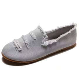 Chaussures Careaymakeloveontopchaussures En Toile Pour Femmesdesignbord En Peluchemocassins Décontractés Pailletteschaussures Plates En Tissu Enfilerprintemps Automne