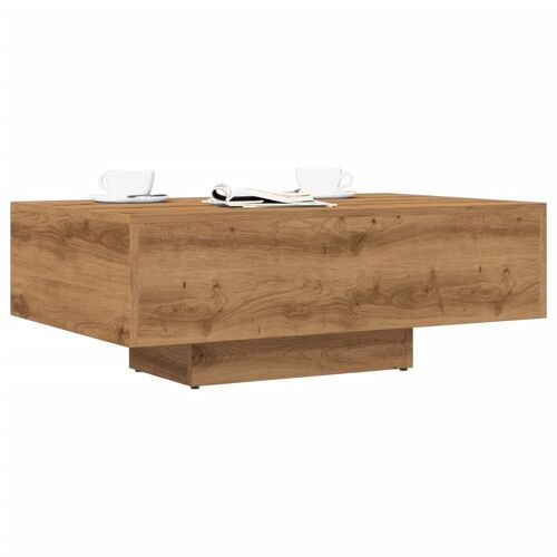 vidaXL Table basse chêne artisanal 85x55x31 cm bois d'ingénierie