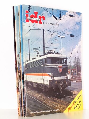 L'indépendant Du Rail ( I.D.R. ), Mensuel Du Modélisme Ferroviaire Et Des Amis Du Rail, Année 1979 (Lot De 7 Numéros, De Janvier À Juillet) : N° 176