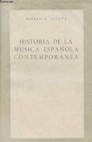 Historia De La Musica Espanola Contemporanea