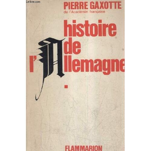 Histoire De L'allemagne - Tome 1.