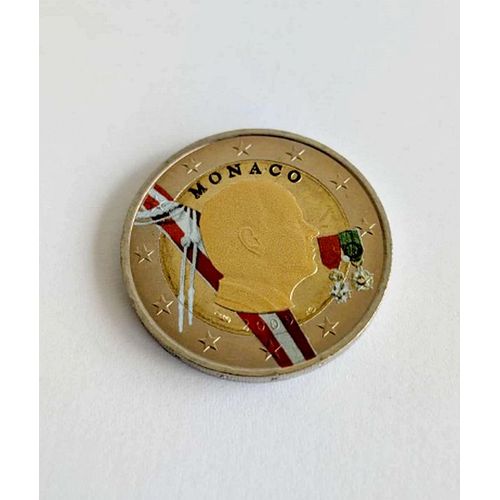 Monaco 2009 - 2 Euros De La Serie - Version Couleur - Colored Color In Farbe Colorati