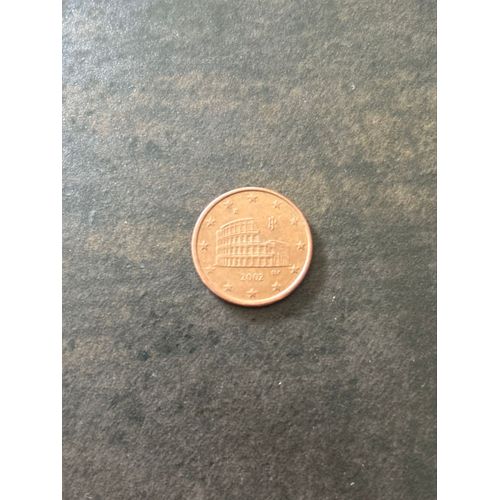 Pièce Rare Italie 5 Centimes De 2002