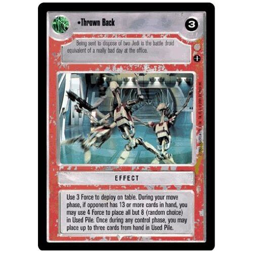 Thrown Back - Coruscant - Star Wars Ccg