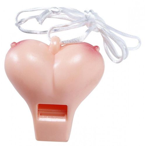 Sifflet Coquin Humoristique Seins Adulte  - 204950 - Taille Unique