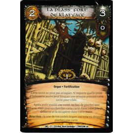 Carte Warcry - Siege Of Middenheim - La Plass' Fort' De Klat'face - 27/120