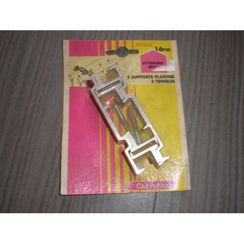 2 tringles support plafond