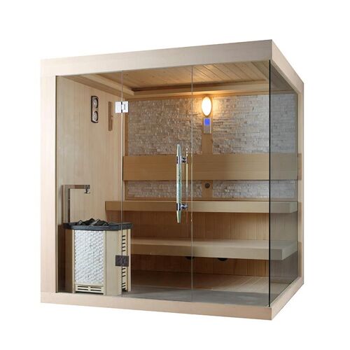 Sauna traditionnel Olympi - 220 x 180 x 210 - Cèdre rouge