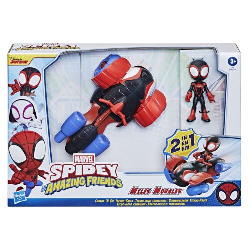 Spidey And His Amazing Friends, Techno-Quad Convertible Avec Miles Morales