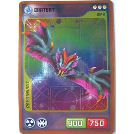Carte Invizimals - Nouvelle Alliance -Bratbat - Rayonnant -Max- 251