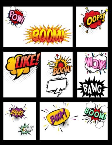 Draw Superheroes - Blank Comic Book For Kids - 120 Pages - Large 8.5 X 11: Draw Superheroes - Blank Comic Book For Kids Is Great For Creating Your ... And Tell The Story You Always Wanted