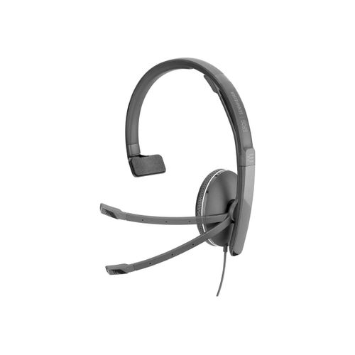 EPOS ADAPT SC 135 - Micro-casque - sur-oreille - filaire - Suppresseur de bruit actif - jack 3,5mm - noir, blanc