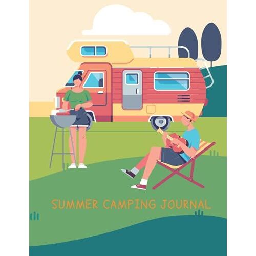 Summer Camping Journal: My Camp Journal: A Fun Journal For Girls To Remember Every Moment Of Their Incredible Adventures At Camp! Cute Mountain Cover