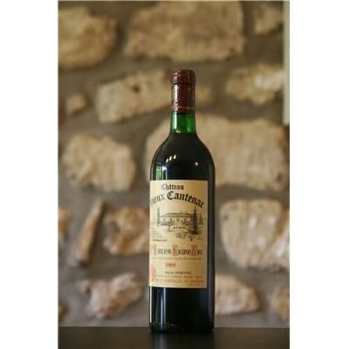 Vin Rouge, Château Vieux Cantenac 1989