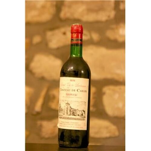 Vin Rouge, Château De Carles 1978