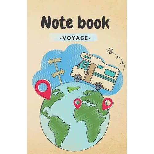 Carnet De Notes Voyage: Note Book A5 Pour Camping Car, Van, Camion Aménagé - 100 Pages Avec Lignes - Couverture Souple