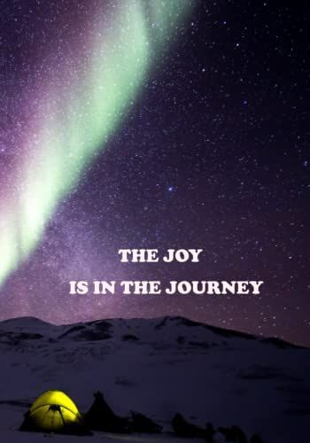 The Joy Is In The Journey: Camping Journal & Rv Travel Logbook, Blue Vintage Camper Journey