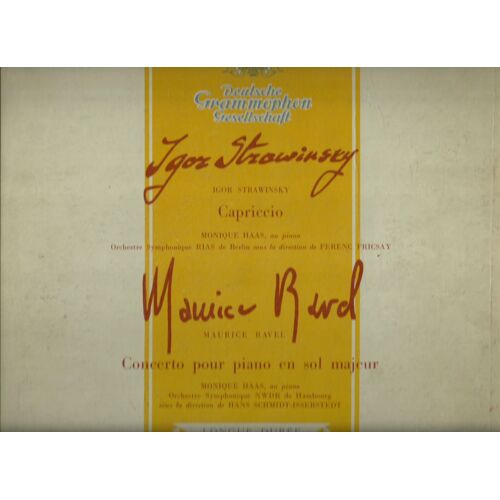 Strawinsky Capriccio Ravel Concerto En Sol Majeur