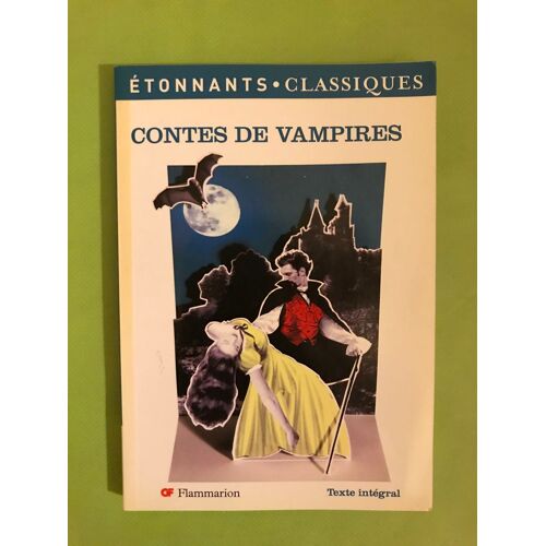 Livre « Contes De Vampires » (Éditions Étonnants Classiques)