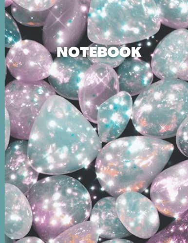 Nature Design Notebook For Girls,Teens,Women,Gift Item For All Occasions: Pretty Pink Pebble Cover,Wide Ruled Pages,Large Notebook