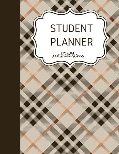 Student Planner: Undated Student Planner 8.5x11 Inches Weekly & Monthly Planner, Important Dates, Assignment Checklist, Semester Schedule