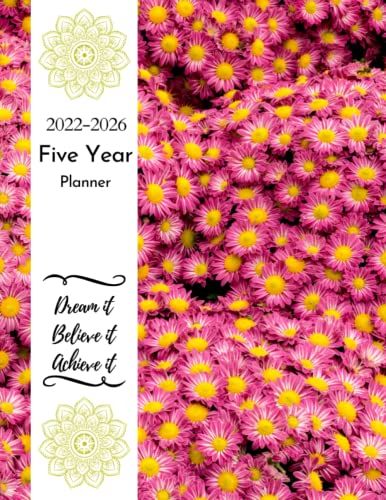 Five Year Planner 2022 2026: Five Year Planner / Calendar / Agenda Schedule 2022-2026/ Calendar Diary / Monthly Planner Organizer / 60 Month Planner- ... (5 Year Planners - Different Cover Designs)