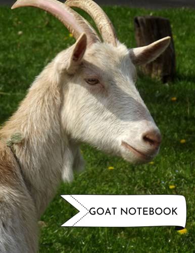 Goats Notebook: Functional And Useful Notebook For Goatkeepers : 100 Line Pages